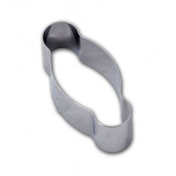 Cougnou Vorm Rvs 15x7 cm