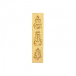 Houten Speculaasvorm Winter - Patisse Houten Speculaasvorm Winter - Patisse