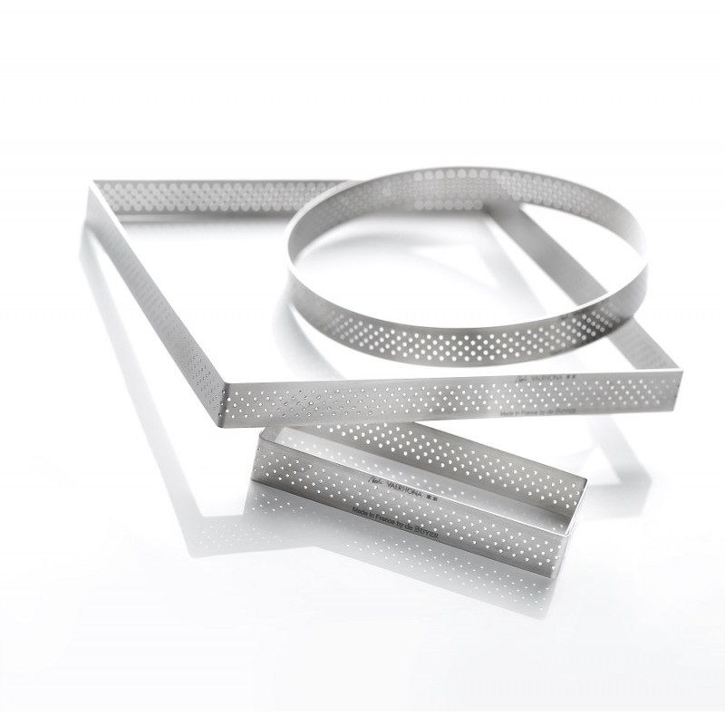Lot De 12 Cercles à Tarte En Acier Inoxydable - Diamètre 6 Cm - Pour Tartelettes, Mousses, Desserts
