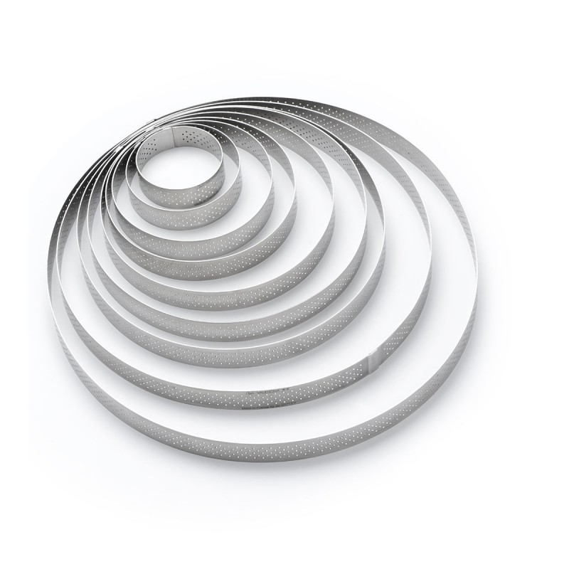 Cercle à pâtisserie extensible inox 18 à 36 cm De Buyer