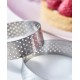 Cercle à Tarte Perforé Rond Valrhona 20,5x2 cm - De Buyer
