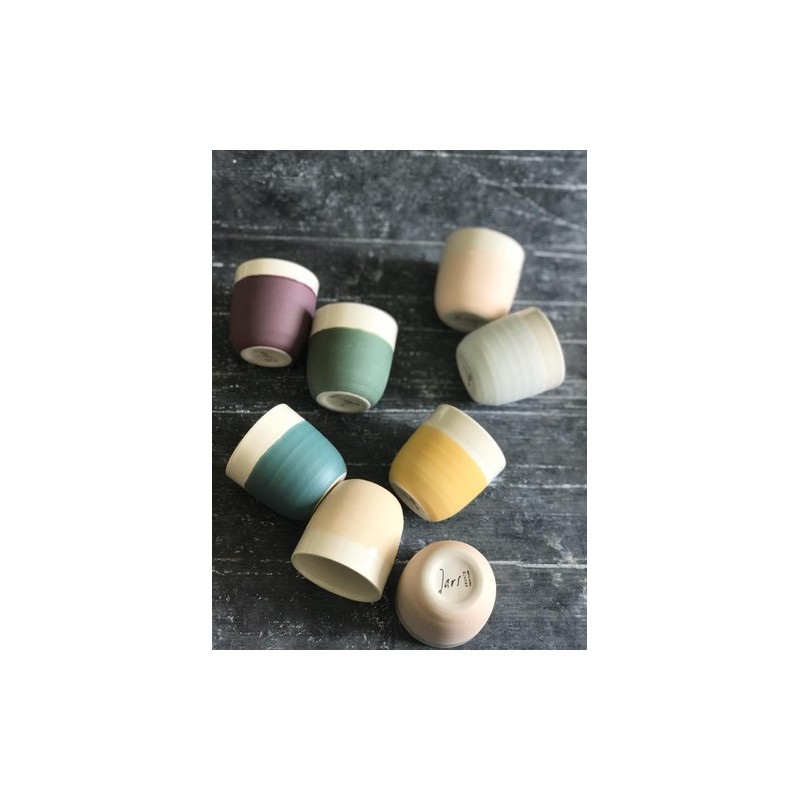 Jars Ceramistes Jardin de Maguelone Beker 12 cl Roze Patisson Les