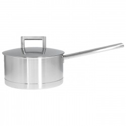 John Pawson 7 Poêlon 20 cm avec Couvercle Inox - Demeyere John Pawson 7 Poêlon 20 cm avec Couvercle Inox - Demeyere