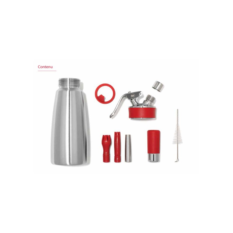 Isi - Siphon 50 cl Gourmet Whip Plus - Les Secrets du Chef