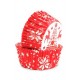 Caissettes Cupcakes Papier Noël 36 pcs 5 cm - Scrapcooking