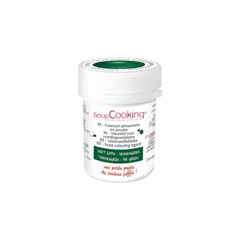 Scrapcooking - Colorant alimentaire en poudre blanc, 5 g