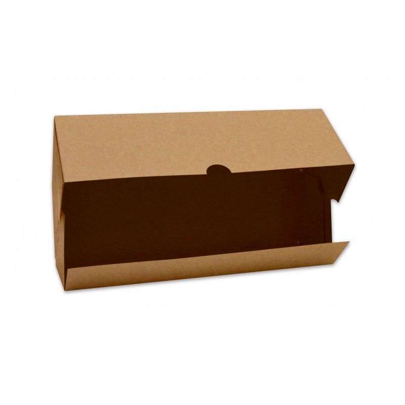 Boite patisserie carton brun 28 x 28 x 8 cm