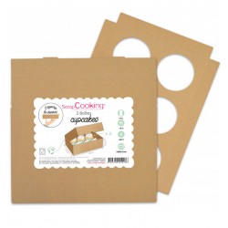 Set van 2 Kartonnen Dozen voor 6 Cupcakes 17x25x4,8 cm - Scrapcooking Set van 2 Kartonnen Dozen voor 6 Cupcakes 17x25x4,8 cm - Scrapcooking