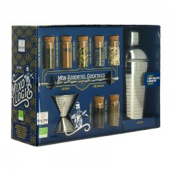 Coffret Mixologie Bio "Mon Essentiel Cocktails" 11 pcs - Quai Sud Coffret Mixologie Bio "Mon Essentiel Cocktails" 11 pcs - Quai Sud