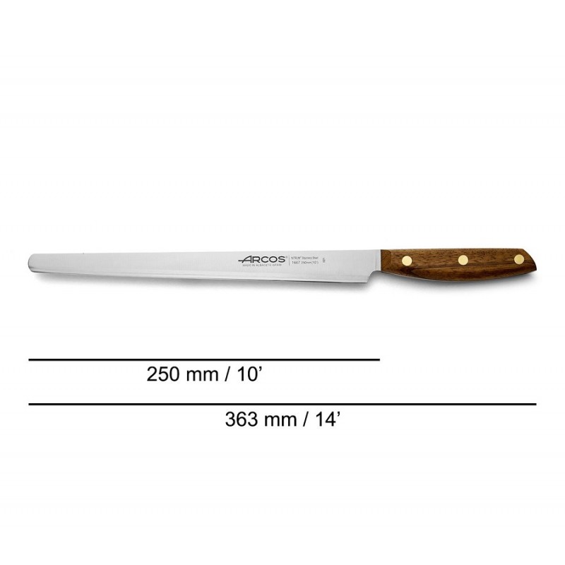 Arcos - Nórdika Couteau à Jambon 25 cm - Les Secrets du Chef