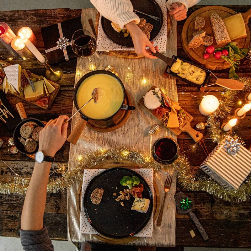 Boska - Quattro Appareil à Raclette Noir Mat - Les Secrets du Chef