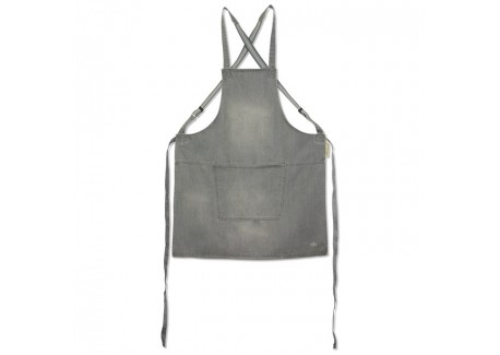 Suspender Aprons Tablier à Bretelles Denim Grey - DutchDeluxes