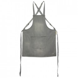 Suspender Aprons Tablier à Bretelles Denim Grey