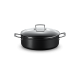 Les Forgées Rondeau Sauteerpan met rechte rand 28 cm antiaanbaklaag + deksel - Le Creuset