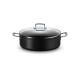 Les Forgées Sauteuse Rondeau à Bord Droit 30 cm Anti-Adhésive + Couvercle - Le Creuset