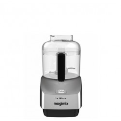 Mini Hakmolen "Le Micro"  Mat Chroom