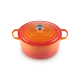 Signature Ronde Gietijzeren Stoofpot 5,3 L Oranje-rood (26 cm) - Le Creuset