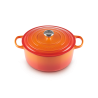 Signature Ronde Gietijzeren Stoofpot 5,3 L Oranje-rood (26 cm)