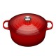 Cocotte Fonte Signature Ronde 6,7 L Rouge Cerise (28 cm) - Le Creuset