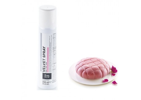 i78 Cacaoboter Velvet  Spray Roze 250 ml - Silikomart