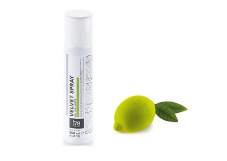 i78 Spray Alimentaire Effet Velours Lime 250 ml - Silikomart