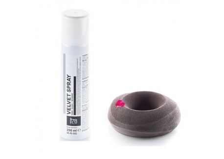 i78 Black Velvet Effect Voedselspray 250 ml - Silikomart