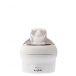 Le Glacier Sorbetière Cuve Inox 1 L Blanc - Magimix Le Glacier Sorbetière Cuve Inox 1 L Blanc - Magimix
