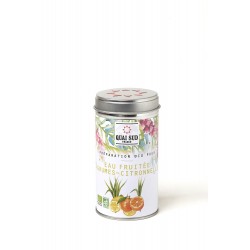 Préparation Bio pour Eau Fruitée Agrumes Citronnelle 55 g - Quai Sud Préparation Bio pour Eau Fruitée Agrumes Citronnelle 55 g - Quai Sud
