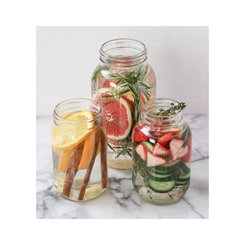 Préparation Bio pour Eau Fruitée Agrumes Citronnelle 55 g  - Quai Sud