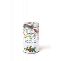 Préparation Bio pour Eau Fruitée Fraise Menthe 34 g  - Quai Sud
