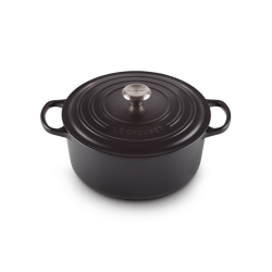 Cocotte Fonte Signature Ronde 6,7 L Noir Mat (28 cm) - Le Creuset Cocotte Fonte Signature Ronde 6,7 L Noir Mat (28 cm) - Le Creuset