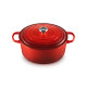 Cocotte Fonte Signature Ronde 8,1 L Rouge Cerise (30 cm)  - Le Creuset