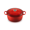 Cocotte Fonte Signature Ronde 8,1 L Rouge Cerise (30 cm) 
