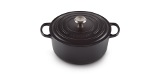 Cocotte Fonte Signature Ronde 8,1 L Noir Mat (30 cm) 