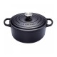 Signature Ronde Gietijzeren Stoofpot 12 L Mat Zwart (34 cm) - Le Creuset