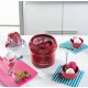 Le Glacier  Ijsmaker RVS Kom 1,5 L Rood - Magimix