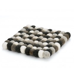 Lana Sous Plat Carré Gris - Cilio Lana Sous Plat Carré Gris - Cilio