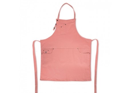 5 Pocket Aprons Keukenschort Organisch Katoen Peach - DutchDeluxes