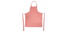 5 Pocket Aprons Keukenschort Organisch Katoen Peach