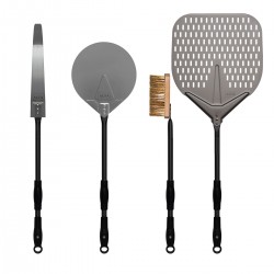 Set Pelles à Pizza Réglables 4 pcs - Alfa Pizza Set Pelles à Pizza Réglables 4 pcs - Alfa Pizza