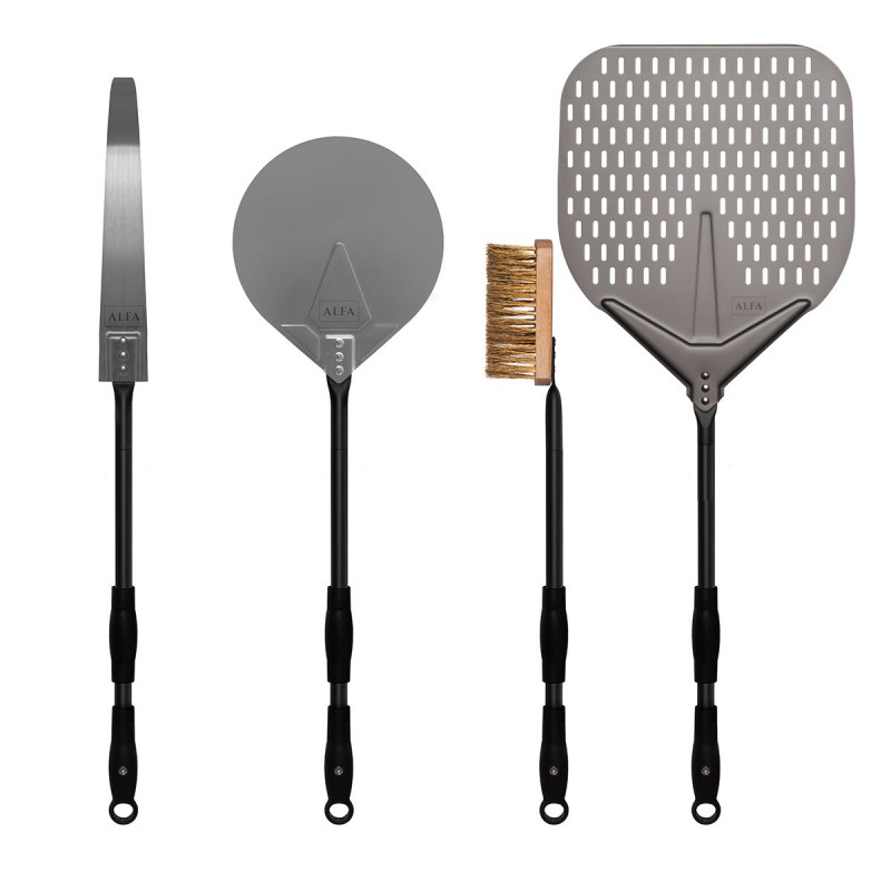 Set Pelles à Pizza Réglables 4 pcs  - Alfa Pizza