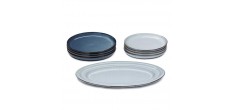 Pascale Naessens Pure Diner Set Blauw Geglazuurd