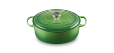 Cocotte Signature Ovale 6,3 L Vert Bamboo (31 cm)