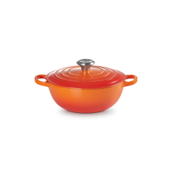 LE CREUSET La Marmite - Familientopf Signature 24cm Ofenrot orange