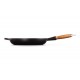 Signature Koekenpan met Houten Steel 28 cm Mat Zwart - Le Creuset