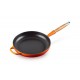 Signature Koekenpan met Houten Steel 28 cm Oranje-Rood - Le Creuset