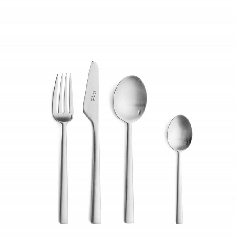 Set couvert 24 pièces GOA inox finition brossée