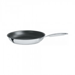 Castel Pro 5 Poêle Antiadhésive en Inox Brillant Multiply 26 cm - Cristel Castel Pro 5 Poêle Antiadhésive en Inox Brillant Multiply 26 cm - Cristel