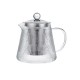 Darjeeling Glazen Theepot met RVS Filter 0,8 L - Cristel