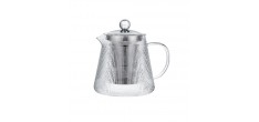 Darjeeling Glazen Theepot met RVS Filter 0,8 L